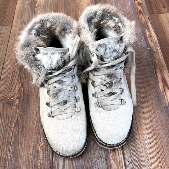 Regina Rabbit Fur Boots - Picture 4 of 4